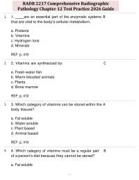 RADR 2217 Comprehensive Radiographic Pathology Chapter 12 Test Practice 2026 Guide