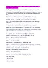 BANKING AND FINANCIAL MARKETS TEST REVIEW|VERIFIED ANSWERS 100%|2025