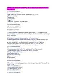 FINANCIAL INSTITUTIONS AND MARKETS