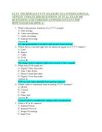 CCTV TECHNICIAN CCTV EXAM BY ETA INTERNATIONAL. NEWEST UPDATE 2026 QUESTIONS ACTUAL EXAM