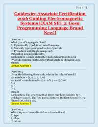 Guidewire Associate Certification 2026 Guiding Electromagnetic Systems EXAM