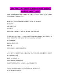 CSFA PRACTICE Exam Questions with answers Verified 100% Correct
