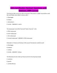 CSFA Certification Review2 Questions with Solutions 100% Correct