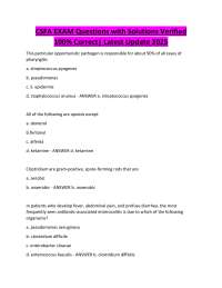 CSFA EXAM Questions with Solutions Verified 100% Correct| Latest Update 2025