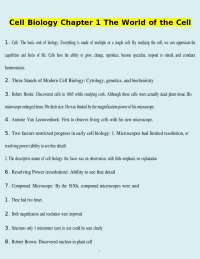 cell biology exam latest update 2026