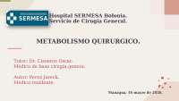 presentación de metabolismo