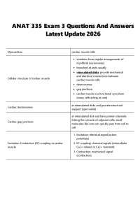 ANAT 335 Exam 3 Questions And Answers Latest Update 2026