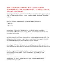 WGU D080 Exam Questions with Correct Answers Guaranteed Success 100% Rated A+ (2026/2027)
