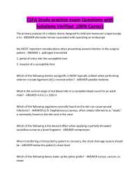 CSFA Study practice exam Questions with Solutions Verified 100% Correct