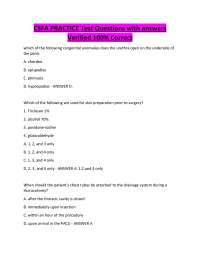 CSFA PRACTICE Test Questions with answers Verified 100% Correct
