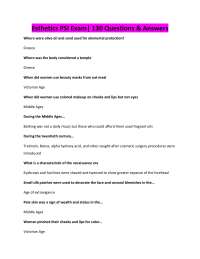 Esthetics PSI Exam| 130 Questions & Answers