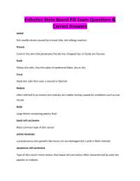 Esthetics State Board PSI Exam Questions & Correct Answers