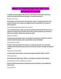 PMKEE E6 PROFESSIONALISM 2025 Exam Questions & Answers