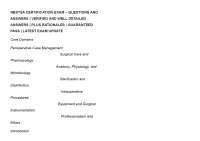 NBSTSA CERTIFICATION EXAM – QUESTIONS AND ANSWERS | VERIFIED AND WELL DETAILED ANSWERS