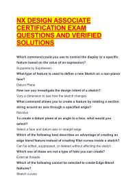 NX DESIGN ASSOCIATE CERTIFICATION EXAM QUESTIONS AND VERIFIED SOLUTIONS