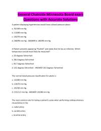 General Chairside Minnesota Board exam Questions with Accurate Solutions