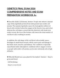 GENETICS FINAL EXAM 2026 COMPREHENSIVE NOTES AND EXAM PREPARATION WORKBOOK A+