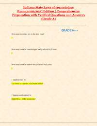 Indiana State Laws of cosmetology Exam|2026/2027 Edition | Comprehensive Preparation