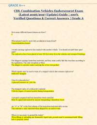 CDL Combination Vehicles Endorsement Exam (Latest 2026/2027 Update) Guide | 100%
