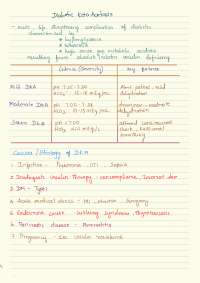 Diabetic Ketoacidosis (DKA) MBBS Notes PDF | Exam Revision | Flowcharts + Tables + Viva