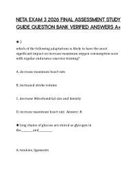 NETA EXAM 3 2026 FINAL ASSESSMENT STUDY GUIDE QUESTION BANK VERIFIED ANSWERS A+