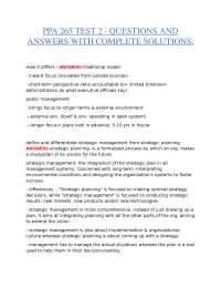 PPA 265 TEST 2 - QUESTIONS AND ANSWERS WITH COMPLETE SOLUTIONS.
