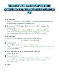TIM ACTUAL EXAM PAPER 2026 QUESTIONS WITH ANSWERS GRADED A+