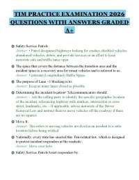 TIM PRACTICE EXAMINATION 2026 QUESTIONS WITH ANSWERS GRADED A+
