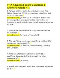 VITA Advanced Exam Questions & Answers (Grade A+)