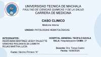 CASO CLINCO MEDICINA INTERNA