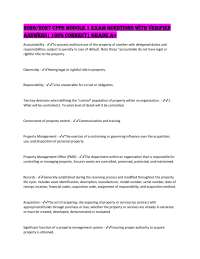 2026/2027 CPPS Module 1 Exam Questions with Verified Answers| 100% Correct| Grade A+