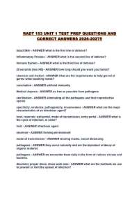 RADT 153 UNIT 1 TEST PREP QUESTIONS AND CORRECT ANSWERS 2026-2027!!
