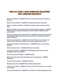 PSW 1217 QUIZ 1 WITH COMPLETE SOLUTIONS 100% VERIFIED 2026-2027!!