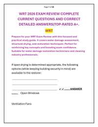 WRT 2026 EXAM REVIEW