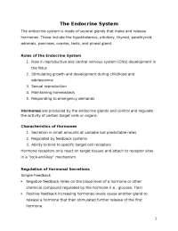 Endocrine disorders and diabetes