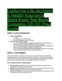 2026/2027 CALIFORNIA Life & Health Insurance Exam Test Bank: 88 Q&A
