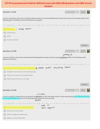 Newest ATI PN Comprehensive Predictor 2026 Exit Exam with NGN 180 Questions and Answers