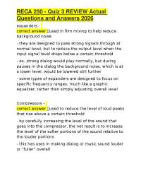 RECA 250 - Quiz 3 REVIEW Actual Questions and Answers 2026