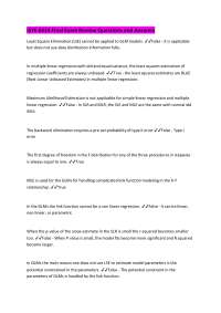 ISYE 6414 Final Exam Review Questions and Answers