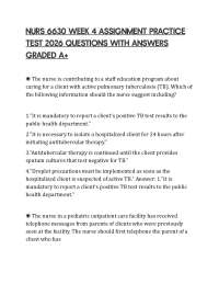 NURS 6630 WEEK 4 ASSIGNMENT PRACTICE TEST 2026 QUESTIONS WITH ANSWERS GRADED A+
