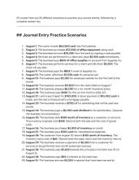 25 different scenarios to practice journal....docx