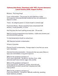 Culinary Arts Exam | Questions with 100% Correct Answers | Latest Version 2026 | Expert V