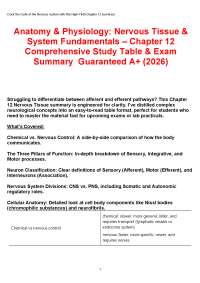 Anatomy & Physiology: Nervous Tissue & System Fundamentals– Chapter 12 Comprehensive Study