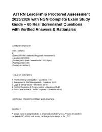_ATI RN Leadership Proctored Assessment 2023_2026 with NGN Complete Exam Study Guide – 60