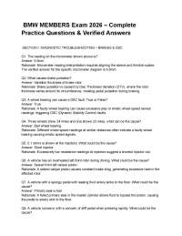 _BMW MEMBERS Exam 2026 – Complete Practice Questions & Verified Answers.pdf