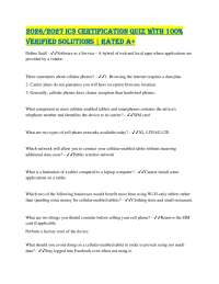 2026/2027 IC3 Certification Quiz with 100% Verified Solutions | Rated A+