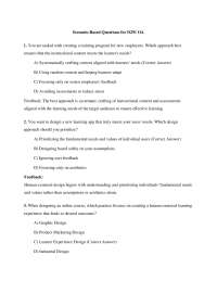 D291 Scenario Based Questions