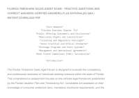 FLORIDA TIMESHARE SALES AGENT EXAM – PRACTICE QUESTIONS AND CORRECT ANSWERS