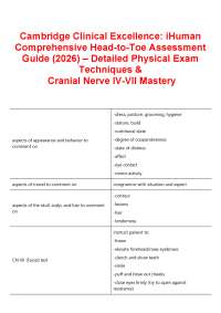 Cambridge Clinical Excellence: iHuman Comprehensive Head-to-Toe Assessment Guide (2026)