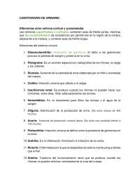 AFECCIONES URINARIAS